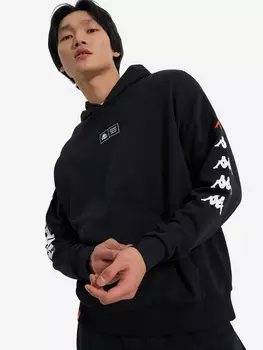 Худи мужское оверсайз Kappa, Черный