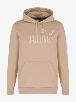 Худи мужская PUMA ESS+ Big Embroidery, Бежевый