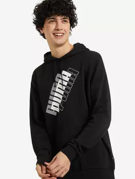 Худи мужская PUMA Power Logo, Черный