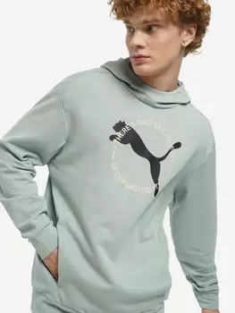 Худи мужская PUMA, Зеленый