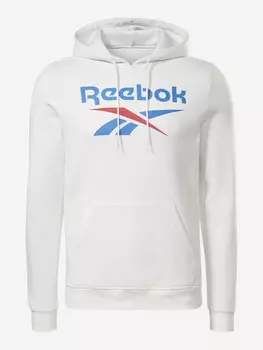 Худи мужская Reebok Big Stacked Logo, Белый