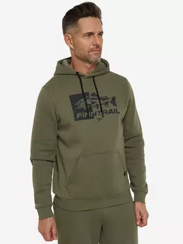 Худи мужское FINNTRAIL Fish, Зеленый