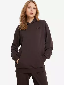 Худи женская оверсайз FILA, Коричневый