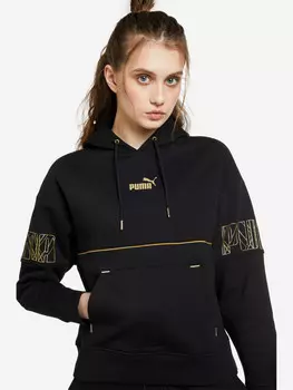 Худи женская PUMA Power Deco Glam, Черный