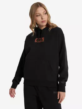Худи женское оверсайз FILA, Черный