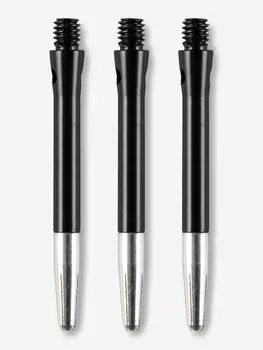 Хвостовики для дротиков дартс Stinger, 3шт., алюминий, длина 50мм, Черный