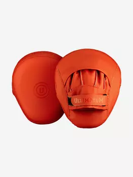 Изогнутые тренерские лапы ULTIMATUM BOXING, Красный