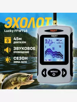 Эхолот Lucky FFW718, Серый