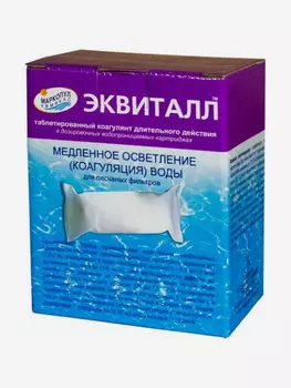 Эквиталл коагулянт, таблетки медленного действия в картридже, коробка 1 кг, Белый