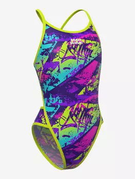 Юниорский купальник спортивный антихлор Mad Wave Diana Junior PBT D7, Розовый