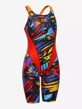Юниорский купальник спортивный антихлор Mad Wave Kneeskin Junior PBT H0, Мультицвет