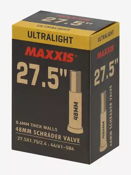 Камера Maxxis UltraLight 27.5" автониппель, Черный