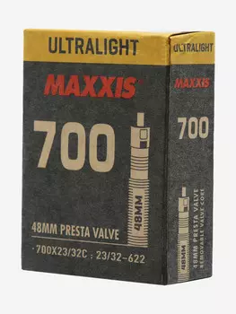 Камера Maxxis Ultralight, 700x23/32C, LFVSEP48, Черный