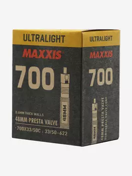 Камера Maxxis Ultralight, 700x33/50, LFVSEP48, Черный