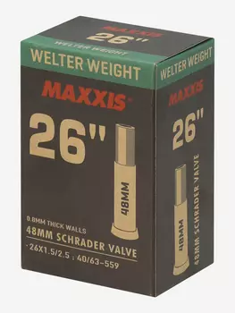 Камера Maxxis Welter Weight 26'' автониппель, Черный