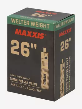 Камера Maxxis Welter Weight 26'' велониппель, Черный