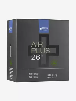 Камера Schwalbe AV13 Air Plus 26'', автониппель, Черный