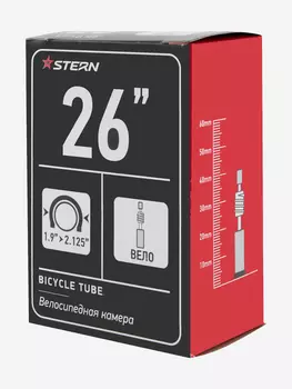 Камера Stern CTUBE-26P 26'' велониппель, Черный