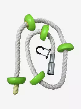 Канат со ступенями Sportlim Зеленый, Зеленый
