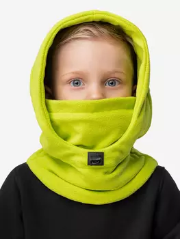 Капюшон флисовый для мальчика bodo, Зеленый