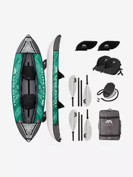Каяк надувной двухместный Aqua Marina Laxo-320, Зеленый