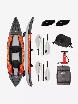 Каяк надувной двухместный Aqua Marina Memba-390, Оранжевый