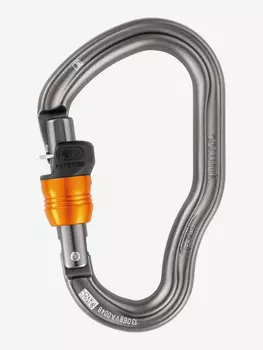 Карабин альпинистский Petzl VERTIGO WIRE-LOCK, серый, Серый