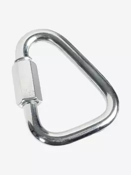 Карабин DELTA стальной резьбовой Vertical, Серый