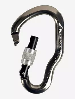 Карабин "Гусь" с резьбовой муфтой ICE ROCK, Черный