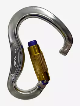 Карабин HMS автомат с двойной блокировой (Keylock) Vertical, Серый