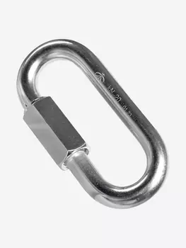 Карабин RAPID стальной резьбовой диаметр 10 мм Vertical, Серый