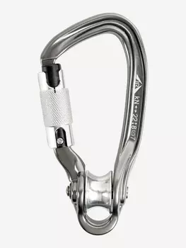 Карабин с роликом "Пингвин-автомат" ICE ROCK, Серый