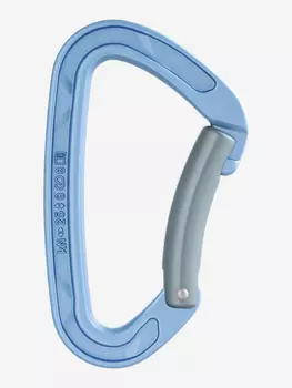 Карабин «Скалолазный Oxygen» с гнутой защелкой, Голубой