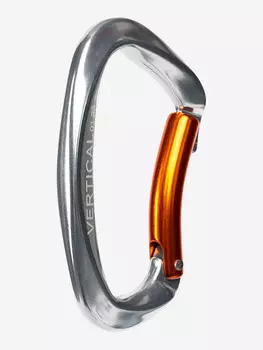 Карабин скалолазный с гнутой защелкой Keylock Vertical, Серый