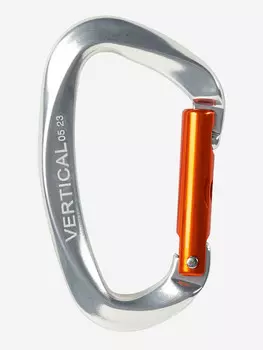 Карабин скалолазный с прямой защелкой (Keylock) Vertical, Серый