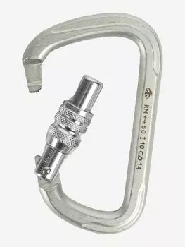 Карабин стальной "люкс" с муфтой Vertical, Серый