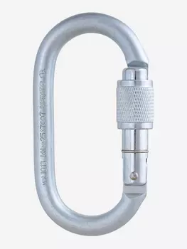 Карабин "Стальной Овал" с муфтой, Серебряный