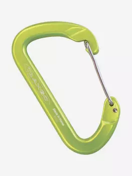 Карабин TRANGO без муфты прямая скоба MD Wire St, Зеленый