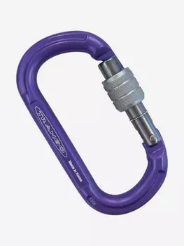 Карабин TRANGO овальный Oval K Lock, Фиолетовый