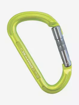 Карабин TRANGO трапеция без муфты Big D K St, Зеленый