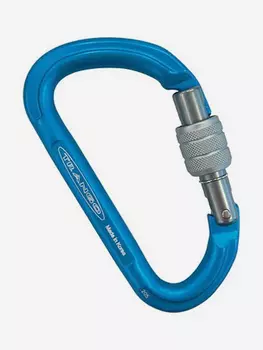 Карабин TRANGO трапеция Big D K Lock, Голубой