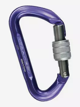Карабин TRANGO трапеция MDK Lock, Фиолетовый