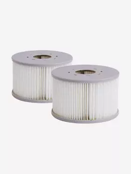 Картридж для фильтра СПА-бассейнов MSpa, 10,6х6,7 см, набор 2 шт, Серый