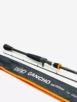 Кастинговое удилище GAD Gancho 2023, 213 см., 10.5-32.0 гр., 10-20Lb., Fast, Черный