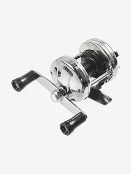 Катушка для спиннинга и поплавочной удочки мультипликаторная Lucky John ICE MULTIK 1000 инерционная, Черный