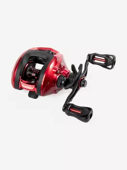 Катушка для спиннинга и поплавочной удочки мультипликаторная Lucky John Vanrex CAST 6 ML под правую руку инерционная, Черный