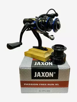 Катушка для удочки рыболовная 5000 , Jaxon Passion Free Run XL 6-OWC 5.1:1 , с задним фрикционом, Черный