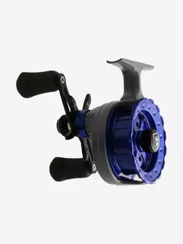 Катушка инерционная (зимняя) Black Side ICE ZEAL (4+1 подш.), синяя, для зимней рыбалки под удочку и спиннинг на судака, окуня и другую рыбу, Синий