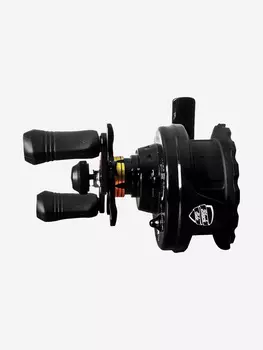 Катушка инерционная (зимняя) Black Side ICE ZEAL (4+1 подш.), черная, для зимней рыбалки под удочку и спиннинг на судака, окуня и другую рыбу, Черный