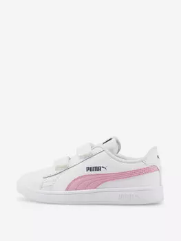 Кеды для девочек PUMA Smash v2 L V PS, Белый
